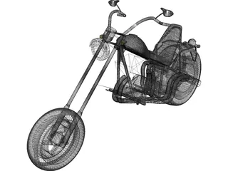 Chopper 3D Model preview