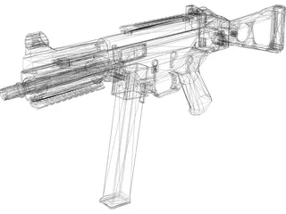 Heckler&Koch UMP 3D Model preview