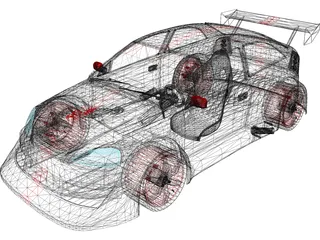 Opel [Tuned] 3D Model preview