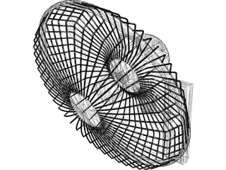 Wall Fan 3D Model preview