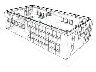 Small Office 3D Model preview
