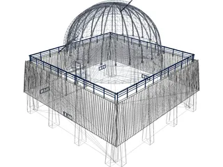 Observatory 3D Model preview