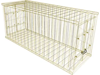 Container 3D Model preview