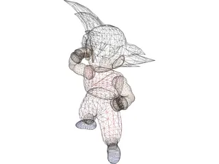 Goku 3D Model preview