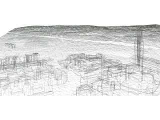 Detroit City 3D Model preview