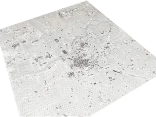 Indianapolis City 3D Model preview