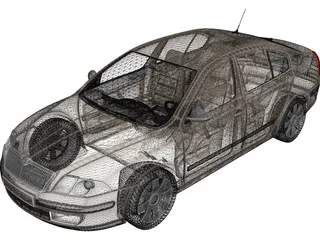 Skoda Octavia (2005) 3D Model preview