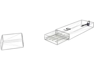 LG USB Drive 3D Model preview