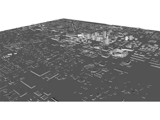 Phoenix City 3D Model preview