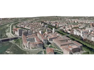 Toulouse City (France) [Part 1/4] 3D Model preview