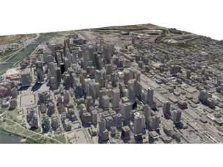 Calgary City 3D Model preview