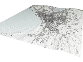 Seattle City 3D Model preview