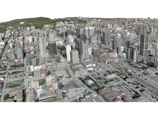 Montreal City 3D Model preview