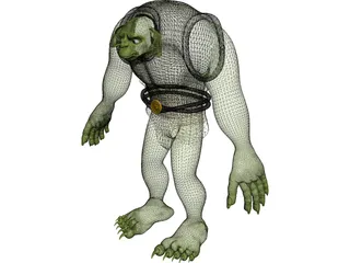 Ogro Chistoso Male 3D Model preview