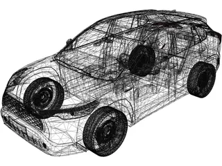 Toyota Corolla Cross 3D Model preview