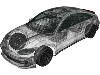 Hyundai IONIQ 6 3D Model preview