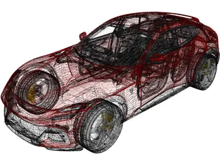 Ferrari Purosangue (2022) 3D Model preview