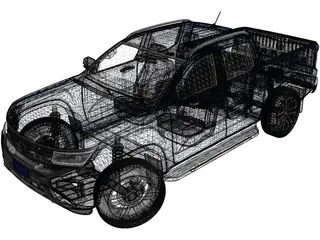 Volkswagen Amarok (2024) 3D Model preview
