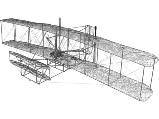 Wright Flyer 3D Model preview