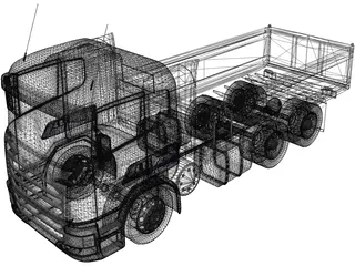 Scania G380 3D Model preview