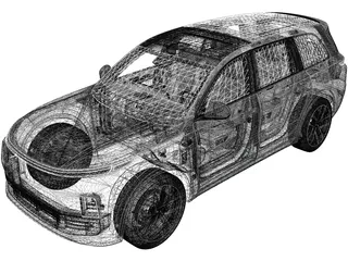 LiXiang L9 3D Model preview