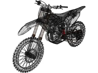 Honda CRF450 3D Model preview