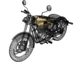 Royal Enfield Classic 350 3D Model preview