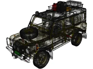 Land Rover Expedition (2012) 3D Model preview