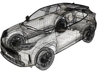 Toyota Yaris (2020) 3D Model preview