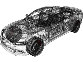 Dodge Charger SRT Hellcat (2023) 3D Model preview