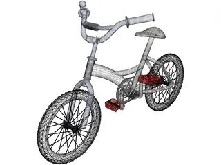 BMX Bike 3D Model preview