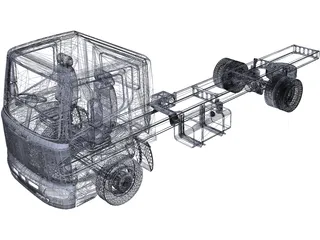 Hino 500 3D Model preview