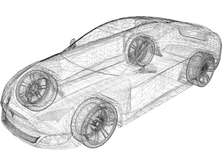 Tesla Model S 3D Model preview