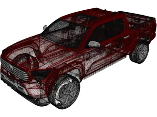 Toyota Tacoma (2024) 3D Model preview