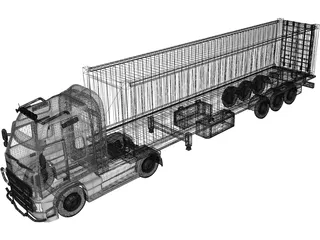 Volvo FH12 3D Model preview