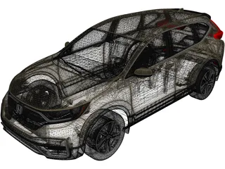 Honda CR-V LX (2021) 3D Model preview