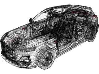 Hongqi HS5 (2024) 3D Model preview