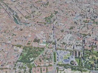 Milan City, Italy (2023) 3D Model preview