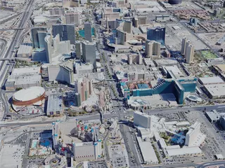Las Vegas City, Paradise, USA (2023) 3D Model preview