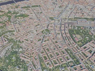 Prague City, Czechia (2023) 3D Model preview