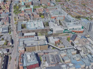 Manchester City, UK (2023) 3D Model preview