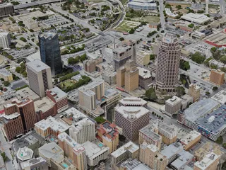 San Antonio City, USA (2023) 3D Model preview