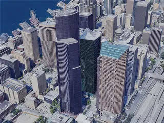 Seattle City, USA (2022) 3D Model preview