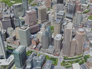 Boston City, USA (2023) 3D Model preview