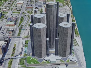 Detroit City, USA (2023) 3D Model preview