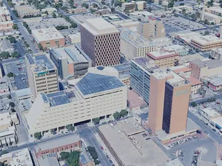 Albuquerque City, USA (2023) 3D Model preview