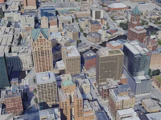 Milwaukee City, USA (2022) 3D Model preview