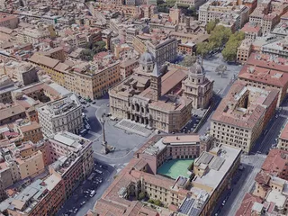 Rome City, Italy (2023) 3D Model preview