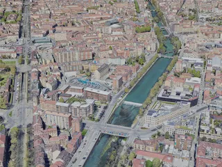 Turin City, Italy (2023) 3D Model preview