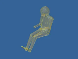 Racing Driver 3D Model preview